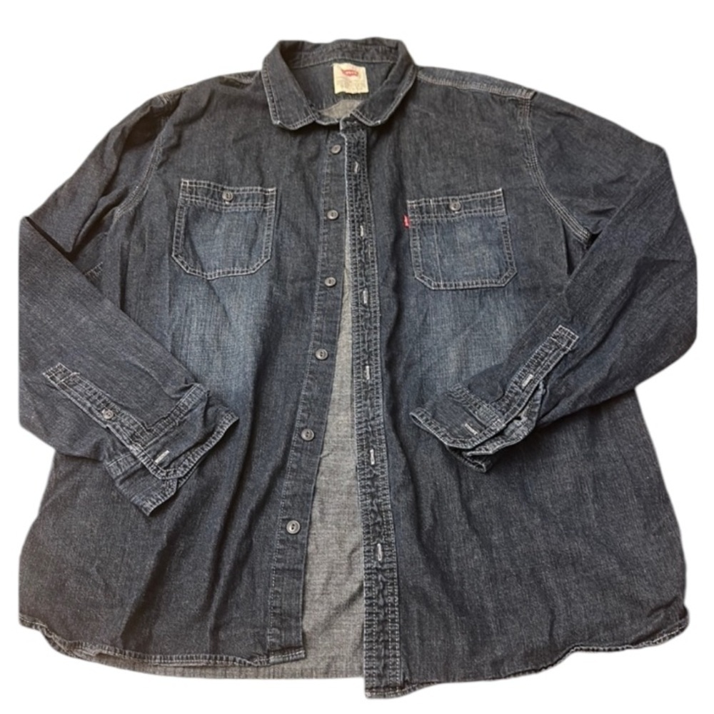 LEVIS denim button down shirt